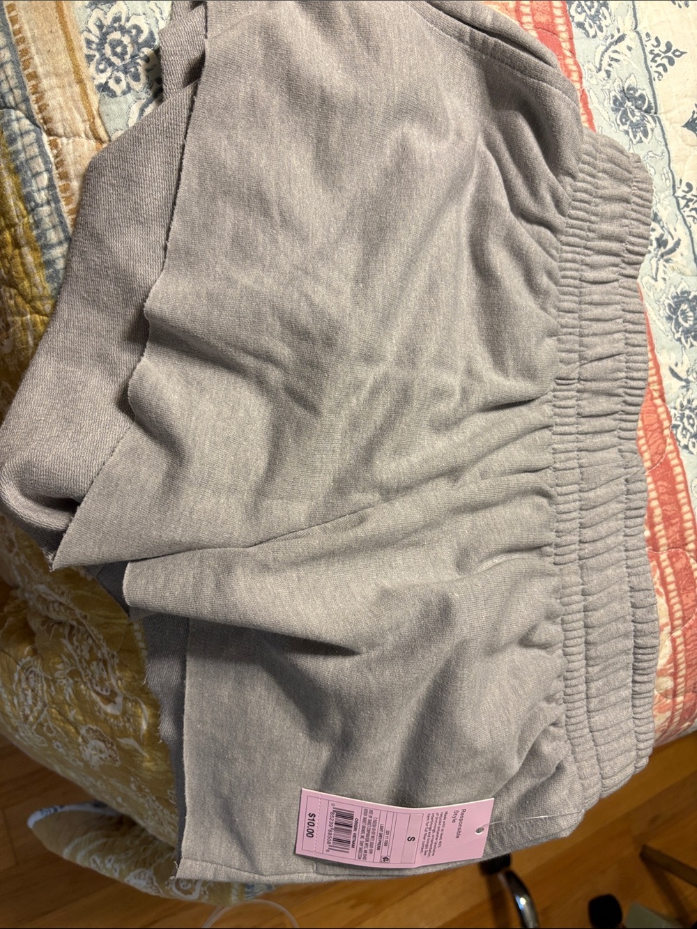 wild fable Light Gray Elastic-Waist Kids Shorts